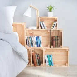 Best Caisse en bois pin massif à monter soi-même petit modèle Rangement