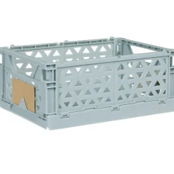Best Caisse pliable polypropylène 17x12x7.5cm bleu Rangement