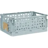 New Caisse pliable polypropylène 33x23,3x14,2cm bleu Rangement