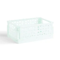 Best Caisse pliable vert pastel 3,4L - 24x17xH10cm Rangement