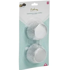 Gifi Cuisson^Caissette à muffin en aluminium gris x80