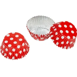 Gifi Cuisson^Caissette aluminium rouge et blanc x20