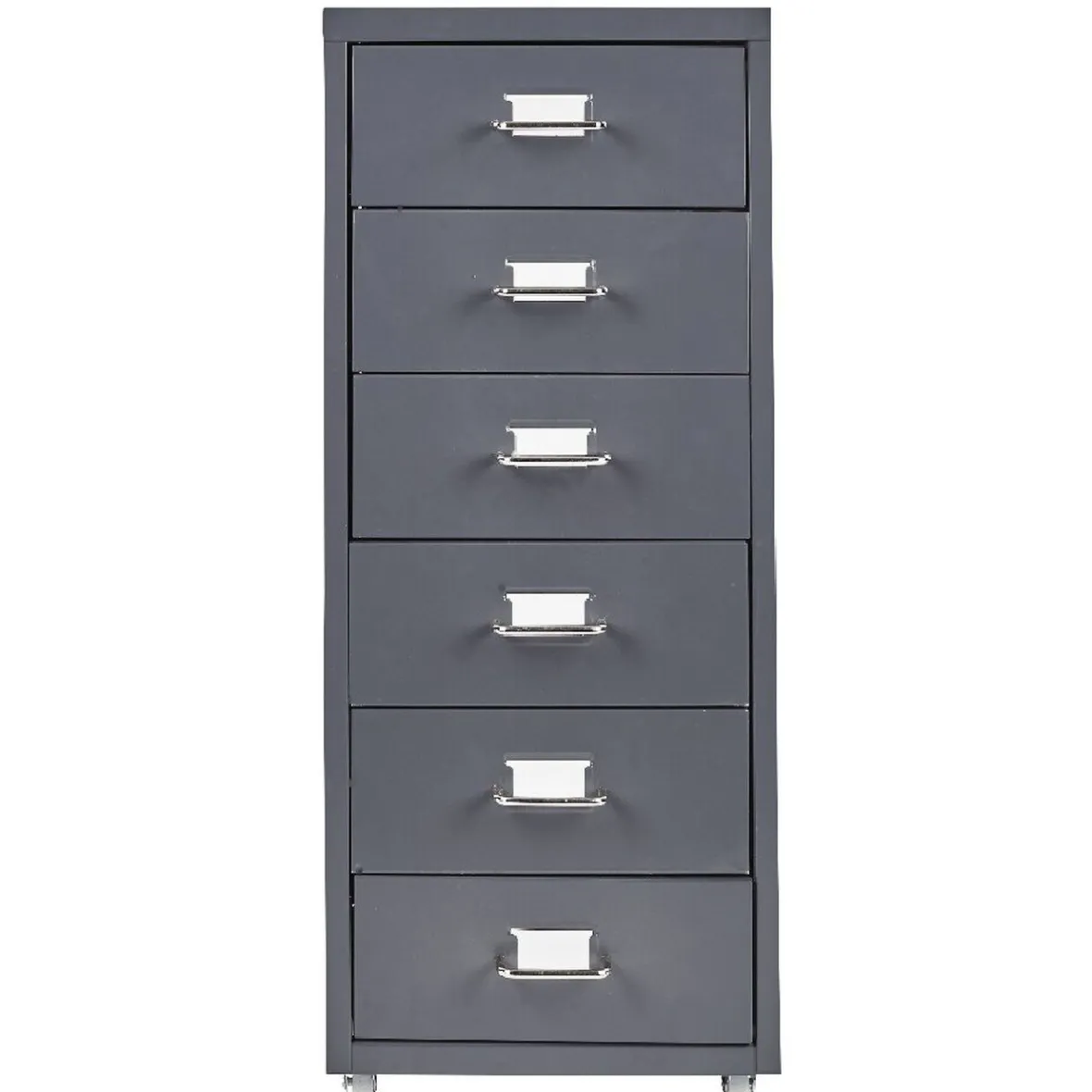 Best Caisson 6 tiroirs 4 roues noir Rangement