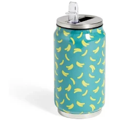 Gifi Conservation Alimentaire^Canette isotherme 260ml inox Ø6,5xH13,5cm - 4 modèles