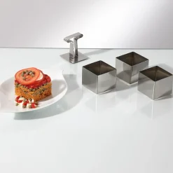 Gifi Cuisson^Carré de présentation X3 et poussoir
