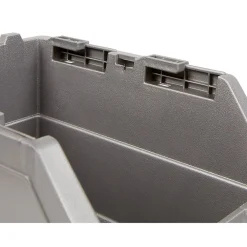 Best Casier de rangement superposable gris et rouge x4 Rangement