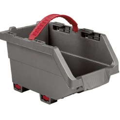Best Casier de rangement superposable gris et rouge x4 Rangement