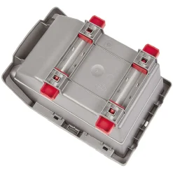 Best Casier de rangement superposable gris et rouge x4 Rangement