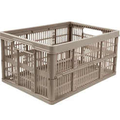Casier pliant gris 32 L x2 Rangement
