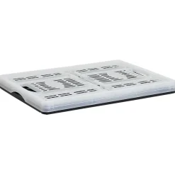 Casier pliant 32L noir et blanc Rangement