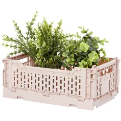 Best Casier pliant plastique rose 4 L Rangement