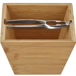 Gifi Préparation Culinaire^Casse-noix avec bol en bambou naturel