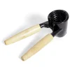 Gifi Préparation Culinaire^Casse-noix et décapsuleur 2-en-1 en aluminium avec manche en bois