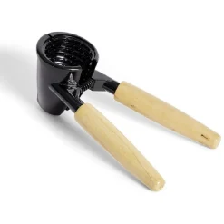 Gifi Préparation Culinaire^Casse-noix et décapsuleur 2-en-1 en aluminium avec manche en bois