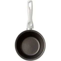 Gifi Cuisson^Casserole acier émaillé noir et blanc Ø 16 cm