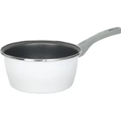 Gifi Cuisson^Casserole acier émaillé noir et blanc Ø 20 cm