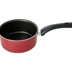Gifi Cuisson^Casserole aluminium antiadhésive noir et rouge Ø 16 cm