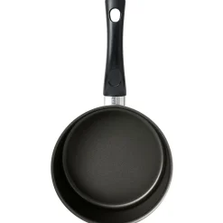 Gifi Cuisson^Casserole aluminium antiadhésive noir et rouge Ø 20 cm
