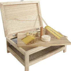 Gifi Conservation Alimentaire^Cave à fromage bois avec plateau amovible