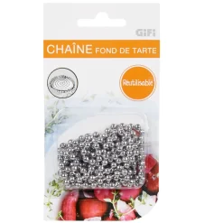Gifi Préparation Culinaire^Chaîne fond de tarte inox