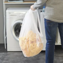 Online Chariot buanderie sur roulettes 3 filets blancs Entretien Du Linge