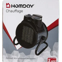 Chauffage mobile soufflant 2000W^Gifi
