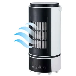 Chauffage rafraîchisseur d'air 2 en 1 800W noir^Gifi Discount