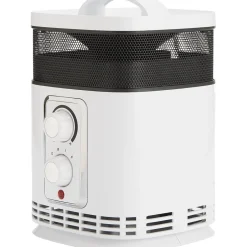 Chauffage soufflant céramique 360° Homday blanc et noir^Gifi Hot