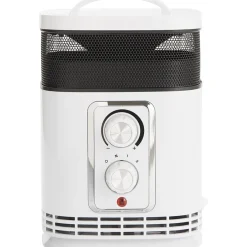 Chauffage soufflant céramique 360° Homday blanc et noir^Gifi Hot