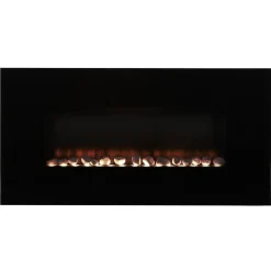 Cheminée décorative chauffante motifs galets^Gifi Sale