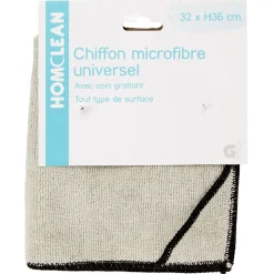 Best Chiffon microfibre universel Homclean 32x36 cm Nettoyage Et Entretien