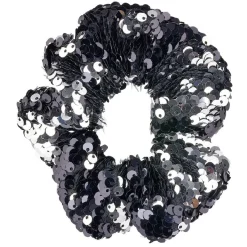 Chouchou à sequins noir et argenté^Gifi Clearance