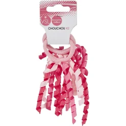 Chouchou décor ruban torsadé x2^Gifi Outlet