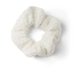 Chouchou effet laine bouclée blanc^Gifi Discount