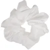 Chouchou effet satiné blanc Ø10cm^Gifi