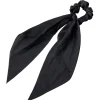 Chouchou foulard long noir Ø8xL37cm^Gifi Sale