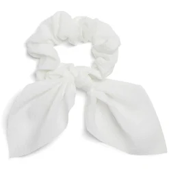 Chouchou foulard satiné blanc^Gifi Discount
