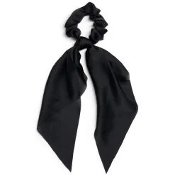 Chouchou foulard satiné noir^Gifi Best