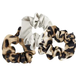 Chouchou imprimé léopard et beige x3^Gifi Sale