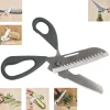 Gifi Préparation Culinaire^Ciseau santoku multifonctions avec étui de protection