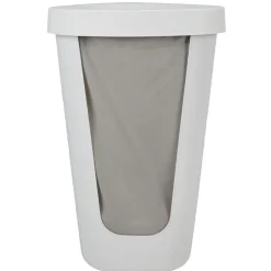 Hot Coffre à linge 50 L blanc et gris Entretien Du Linge