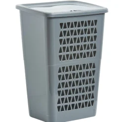 Sale Coffre à linge 50 L gris Entretien Du Linge