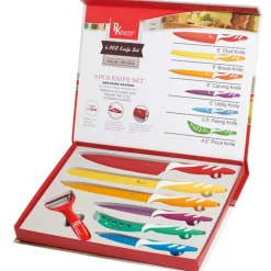 Gifi Préparation Culinaire^Coffret 6 couteaux et éplucheur