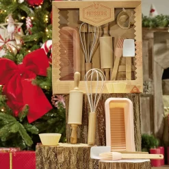 Gifi Préparation Culinaire^Coffret pâtisserie en bois pour enfant