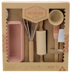Gifi Préparation Culinaire^Coffret pâtisserie en bois pour enfant