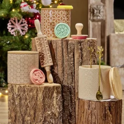 Gifi Préparation Culinaire^Coffret rouleau à pâtisserie à motif Noël
