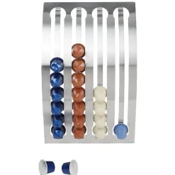 Gifi Rangement De Cuisine^Colonne porte capsule à café gris