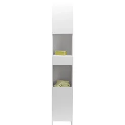 Best Colonne salle de bain 2 placards et 1 tiroir Rangement