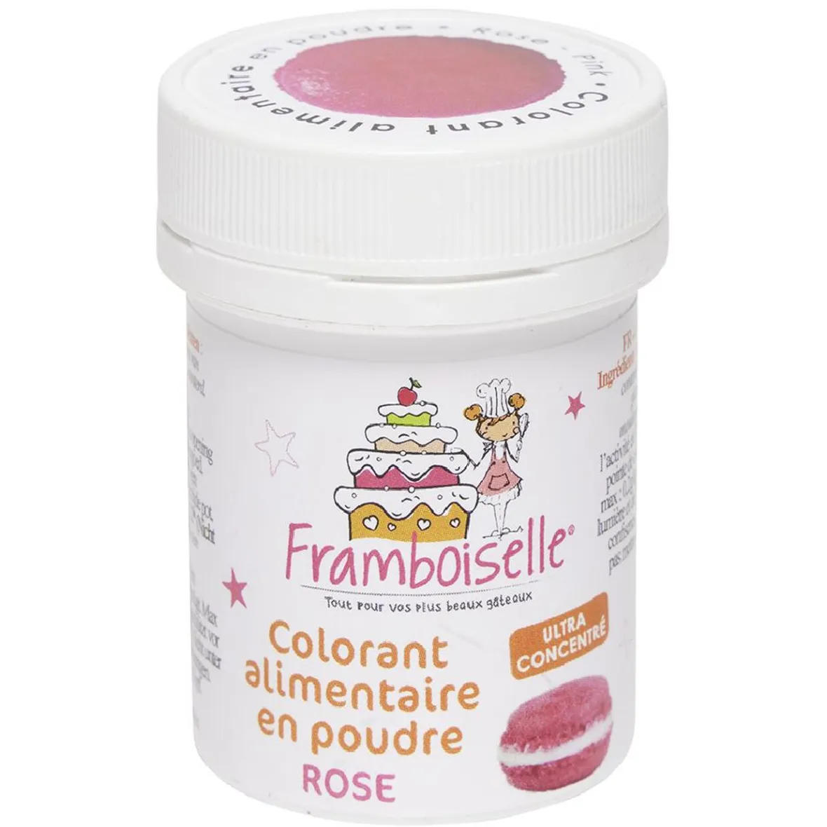 Gifi Préparation Culinaire^Colorant artificiel poudre rose 5g