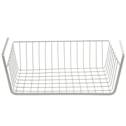 Gifi Rangement De Cuisine^Corbeille à suspendre blanche